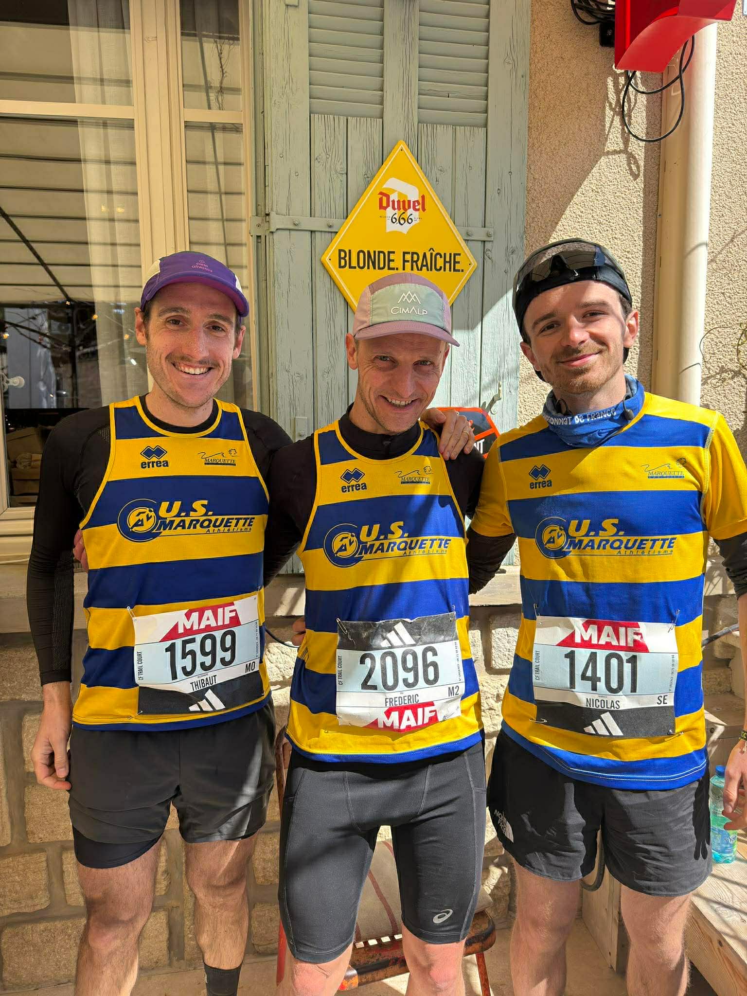 Lire la suite à propos de l’article Avec Thibaut, Nicolas et Frédéric, l’US Marquette signe son retour aux Championnats de France de trail